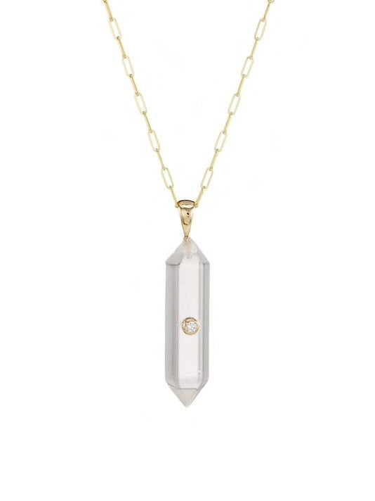 Power crystal necklace Clearance
