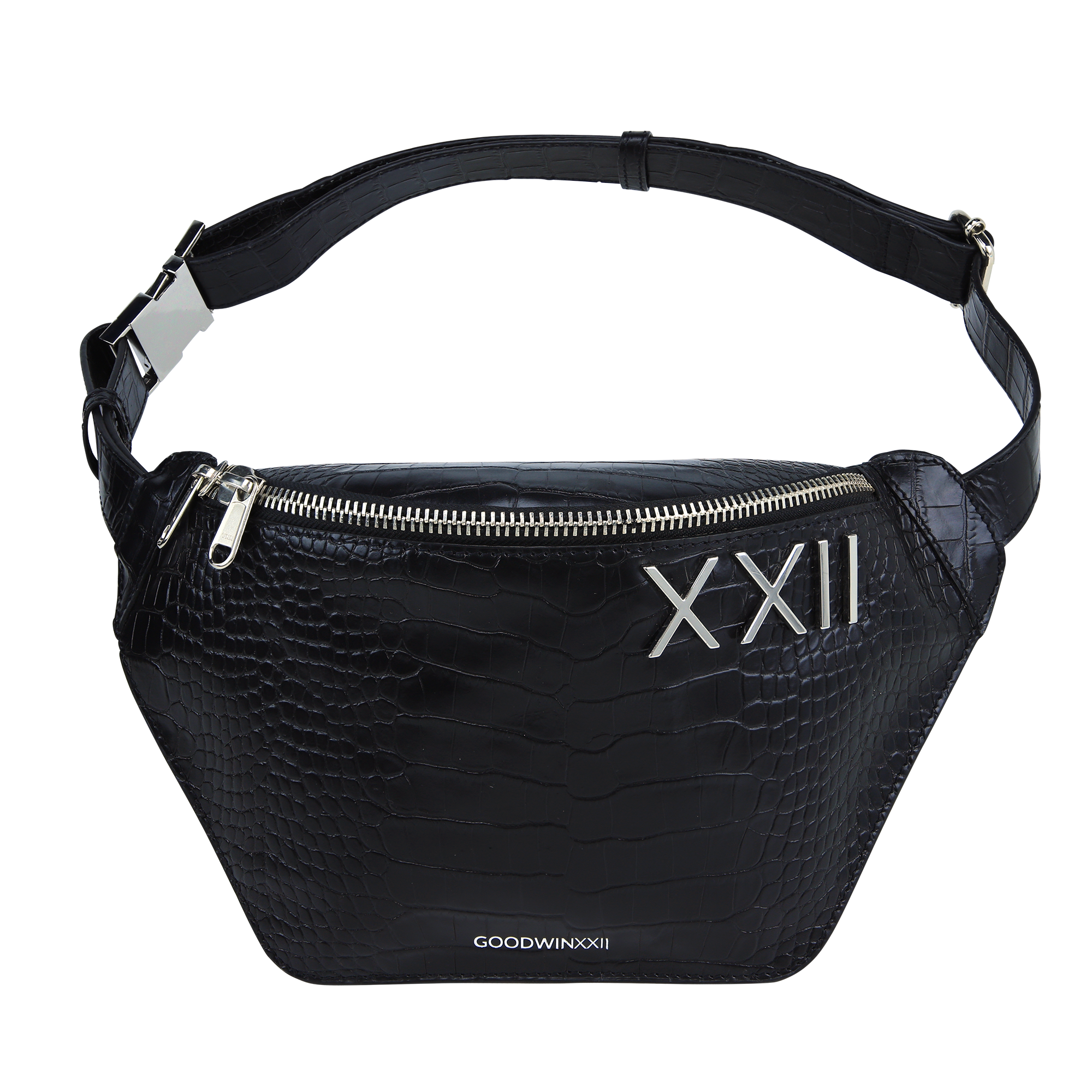 Midnight Black & Silver Fanny Pack – Black Owned Everything