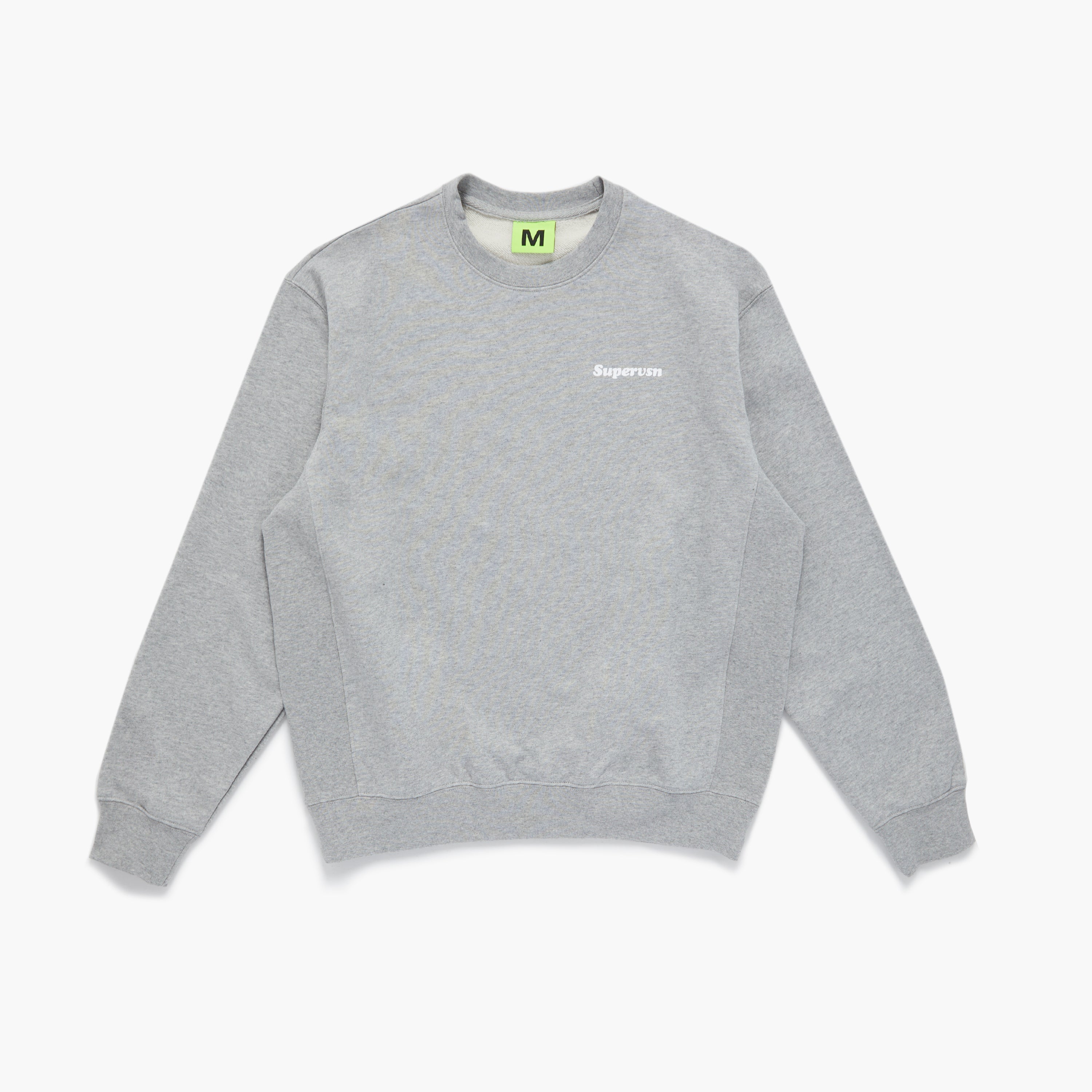 SUPERVSN LOGO CREWNECK (HEATHER GREY) – Black Owned Everything