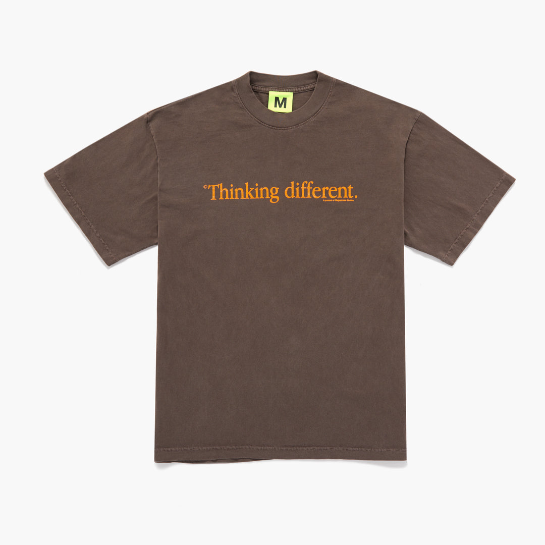 THINKING DIFFERENT TEE (CLOVE) – Black Owned Everything