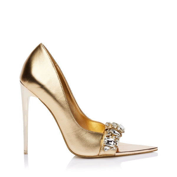 Sandals with diamond heels
