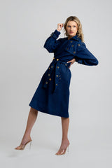Bellina Denim Trench Coat
