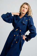 Bellina Denim Trench Coat