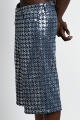 Bleu Sparked Denim Shorts