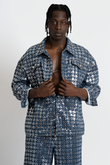 Bleu Sparked Denim Jacket