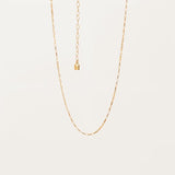 Everyday Linked Necklace Double Stack Set