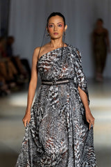 Jasmine Chiffon Shoulder Dress