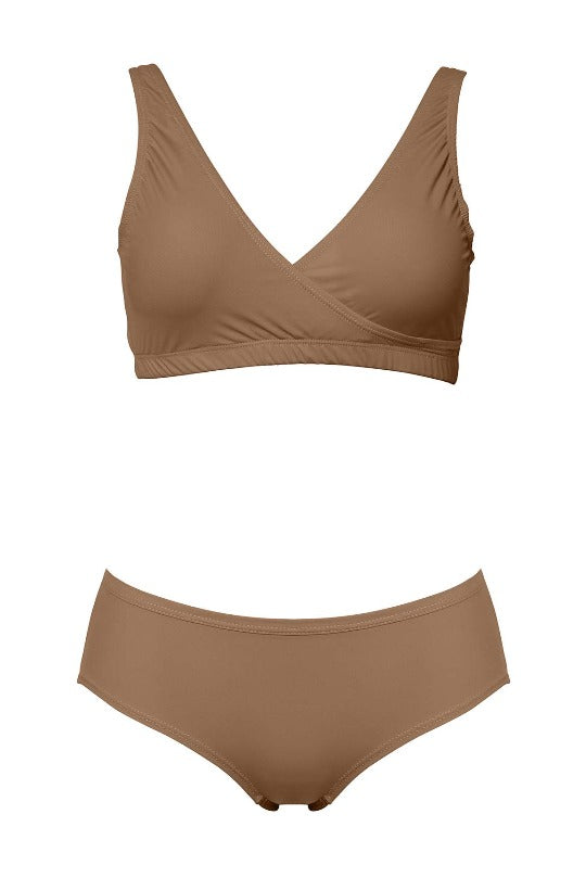 lynma crossover comfort bra COTTON- butterscotch beauty