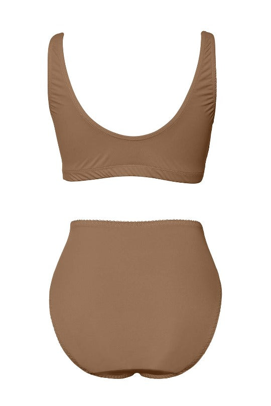 lynma crossover comfort bra COTTON- butterscotch beauty