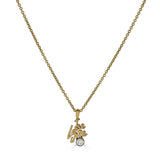 I Love Me Mini Diamond Solitaire Necklace