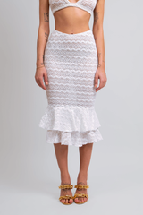 Cassandra Lace Knit Set