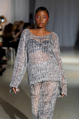 Naomi Sequin Long Two-Piece Skirt Set