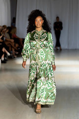 Zuri Baroque Print Dress