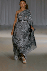 Jasmine Chiffon Shoulder Dress