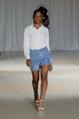 Lucy Sequin Denim Shorts