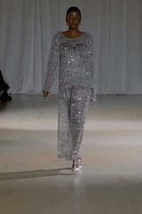 Naomi Sequin Long Two-Piece Skirt Set