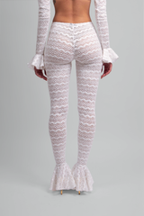 Scarlet Black Lace Knit Set