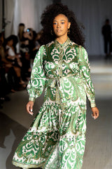 Zuri Baroque Print Dress