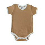 retro organic ss bodysuit | caramel