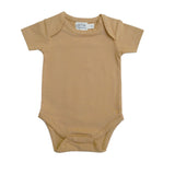 Organic Everyday SS Bodysuit | Wheat