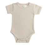 Organic Shoulder Snap Bodysuit | Fawn