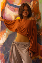 Cyclades Bamboo Cropped Sleeves