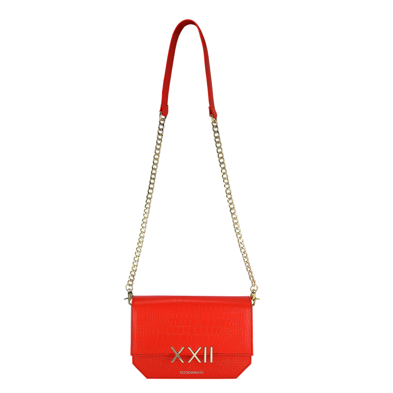Sunset Orange & Gold Crossbody