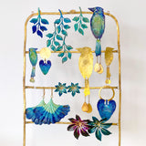 Verdigris Single Ophelia Earrings