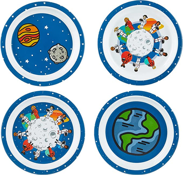 Four Piece Plate Set- Astronauts