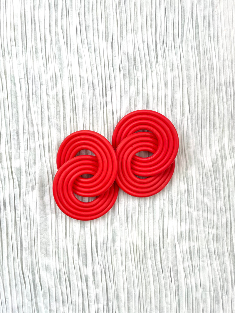 ANNETTE LINK’D EARRINGS (FIRE)