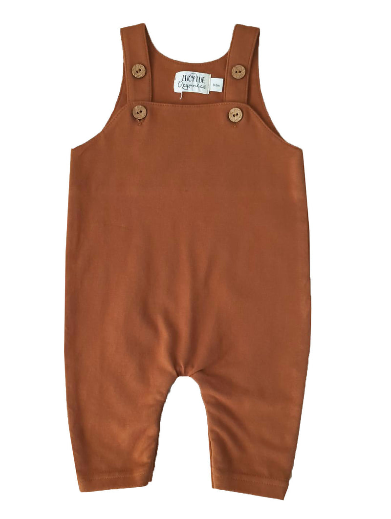 organic baby overalls | ginger