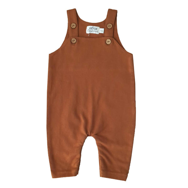 organic baby overalls | ginger
