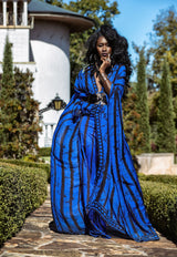 Blue Eloise Goddess Kaftan