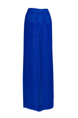 Blue Lurex Laurence Pants