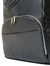 CISE - Vegan Leather Backpack (Black)
