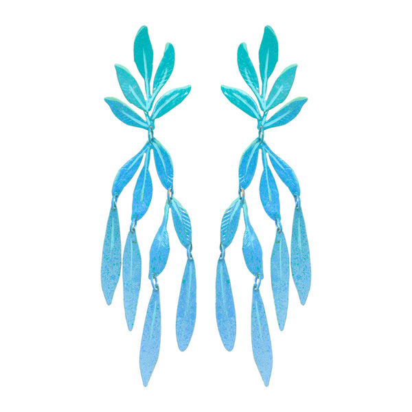 Azure Sea Forest Earrings