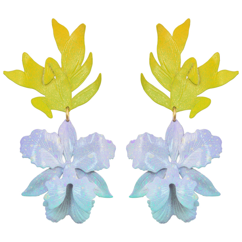Huahine Orchid Earrings