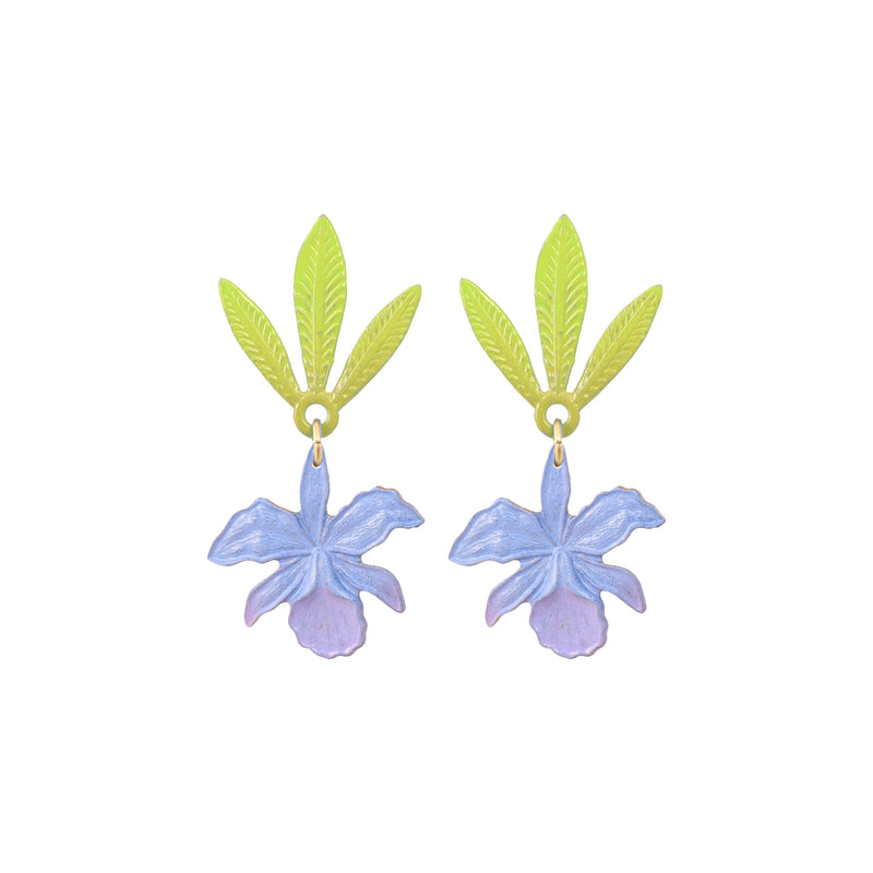 Lilac Orchid Earrings