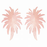 Blush Palm Earrings