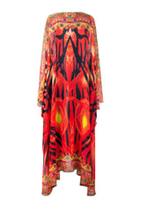 Dahlia Goddess kaftan