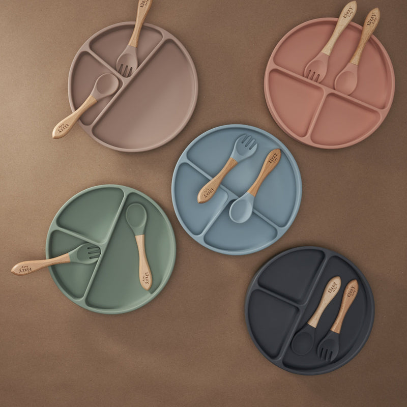 Silicone Suction Plate (Sage)