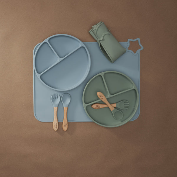 Silicone Place Mat (Muted Blue)