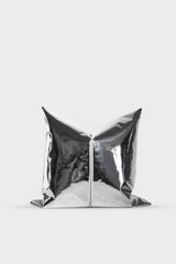 MERCURY | Silver Patent Leather Pillow
