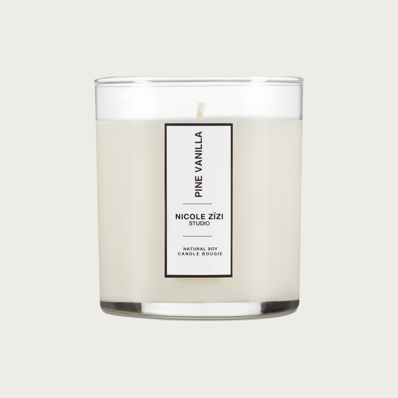 Pine Vanilla Soy Scented Candle
