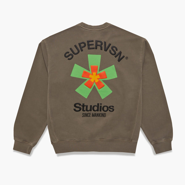 STARBURST CREWNECK (BROWN)
