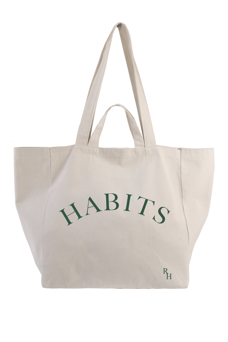 Habits Oversized Canvas Tote