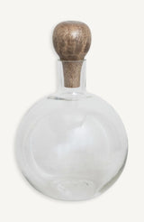 Glass and Wood Decanter