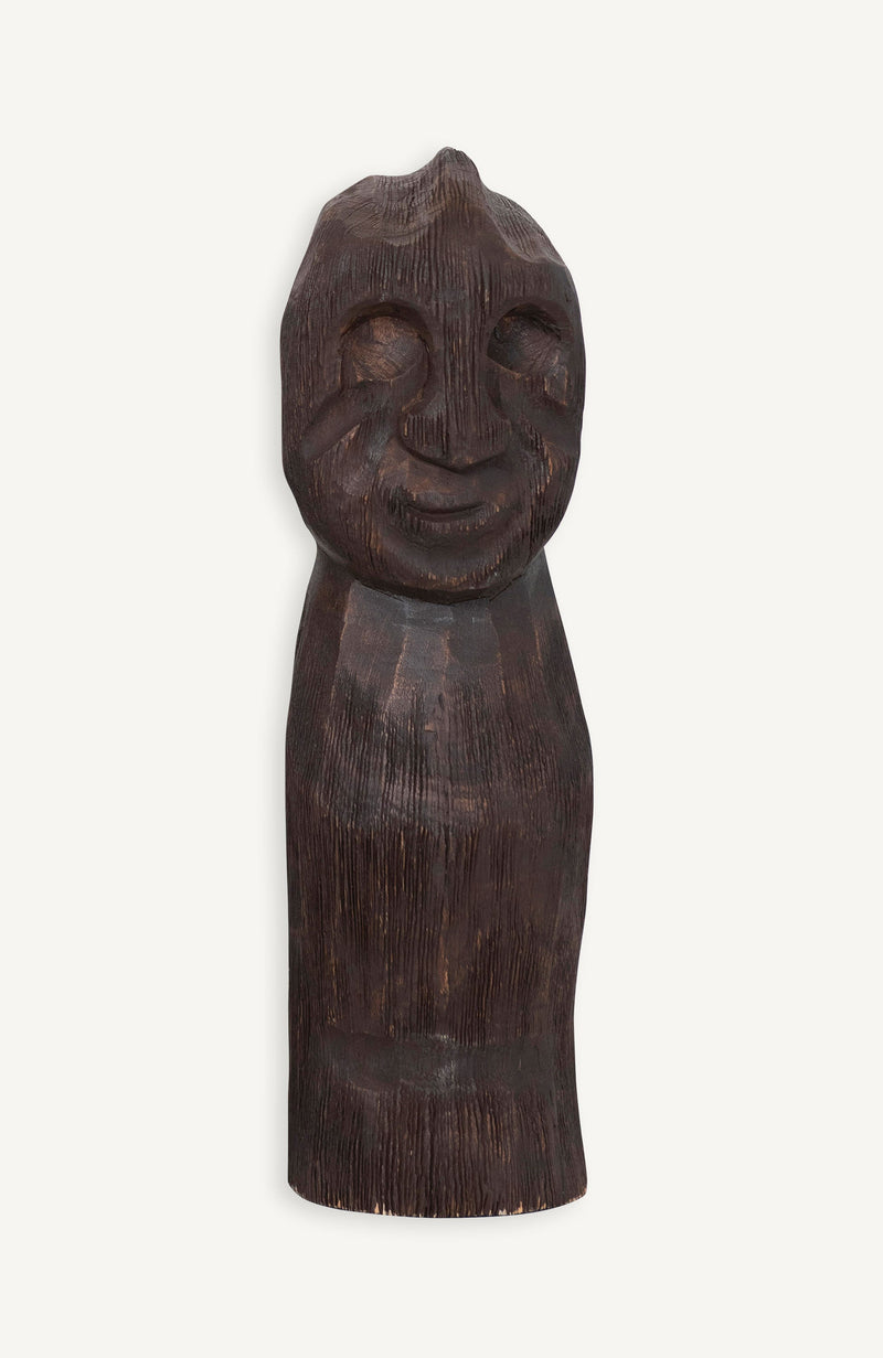 Hand-Carved Mango Wood Statue