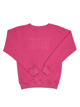 PBW - Pink Crewneck Sweatshirt - 3D Embroidery