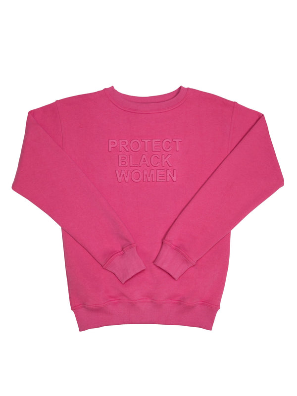 PBW - Pink Crewneck Sweatshirt - 3D Embroidery